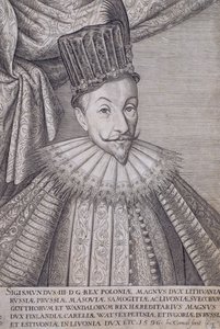 ジギスムントヴァーサIII（1566-1632）ポーランド国王、1596 作： Lambert Cornelis